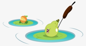 Punzil504, Biting Pear Of Salamanca, Cattails, Food, - My Little Pony: Friendship Is Magic