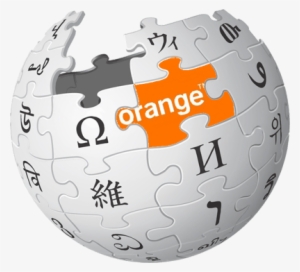 Orange-wikipedia - Wikipedia Logo Png