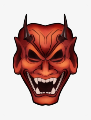 Oni Mask Png Clipart - Oni Mask Png