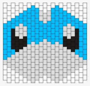 Dratini Kandi Mask Bead Pattern - Steve Aoki Kandi Mask