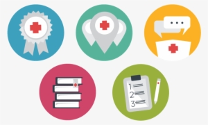 Nursing Icons Nurse Icon Book Ribbon Icons - Circle