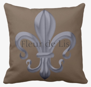 Fleur De Lis Throw Pillow - Throw Pillow