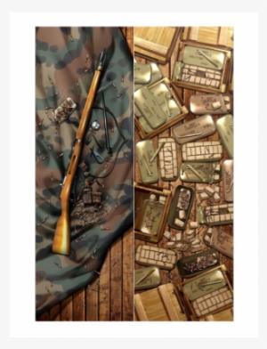 Plush Armory Mosin Nagant And Ammo Span Cans Body Pillow - Mosin Nagant Body Pillow