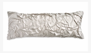 Collection Silk Essentials Platinum Body Pillow - Donna Karan Silk Essentials Decorative Pillow, 14 X