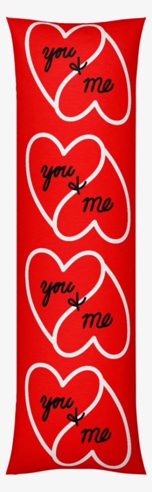 The Make Up, Break Up Body Pillow Case - Heart