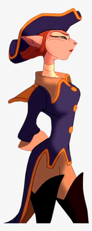 Image Of Captain Amelia - Amelia Treasure Planet Png