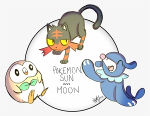 Sun And Moon Starters - Easy Pokemon Sun And Moon Drawing Easy
