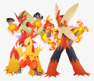 Torchic Line By Pixellem - Blaziken