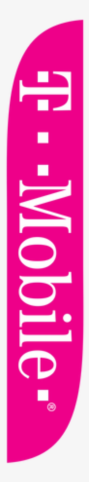 T Mobile Pink Feather Flag - T-mobile Swooper Flag