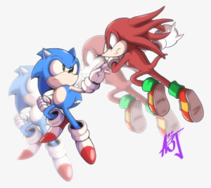Sonic Vs Knuckles - Sonic The Hedgehog Vs Knuckles
