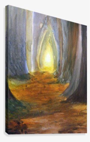 Mysterious Forest Canvas Print - Artist