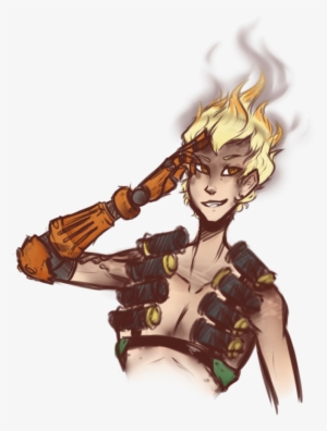 Jamison Trashpile Fawkes By - Overwatch Junkrat Art
