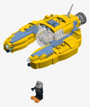 Subnautica Seamoth Moc - Inflatable Boat