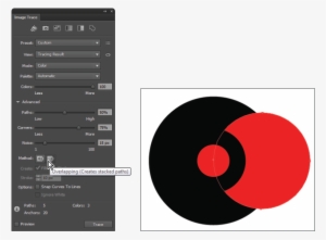 Choose The Overlapping Method In The The Results - Lasso Tool