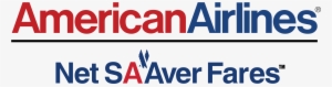 American Airlines Net Saaver Fares Logo Png Transparent - America: Our Literature From Puritanism