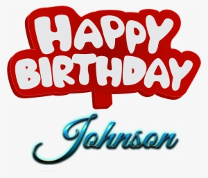 Johnson Happy Birthday Name Logo - Happy Birthday Walid
