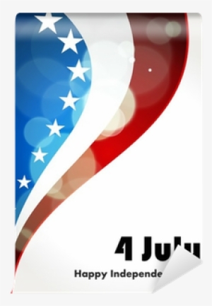 American Flag, Vector Background For Independence Day - Graphic Design