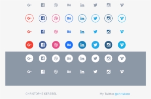 I Am Using This Image I Want Second Raw Circle Social - Social Media Icon Set 2018