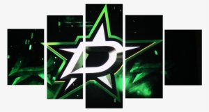 Hd Printed Dallas Stars Logo 5 Piece Canvas - Led Zepplin Logo Png
