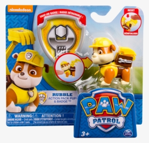 Paw Patrol Action Pup&amp - Paw Patrol Pup Pals Rubble