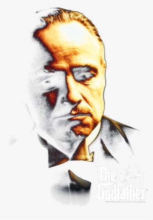 The Godfather Don Vito Men's Ringer T-shirt - Brando/al Pacino :: Il Padrino :: Dvd