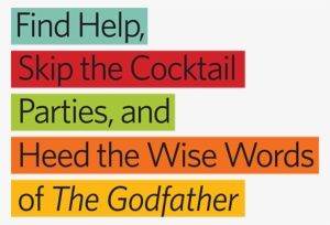 Find Help, Skip The Cocktail Parties, And Heed The - Magazine Words Png