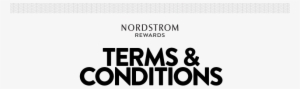 Nordstrom Rewards Terms & Conditions