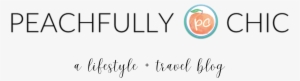Peachfully Chic - Calligraphy