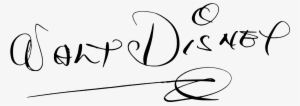 The Walt Disney Logo Was So Famous Walt Disney Had - Handtekening Walt Disney