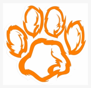 Clip Arts Related To Detroit Tigers Logo Clipart - Wildcat Pawprint