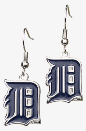 Tigers Ladies Dangle Earrings - Detroit Tigers D