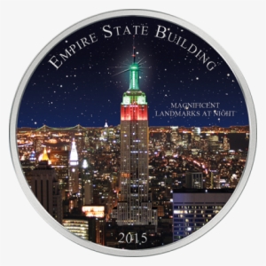 Cameroon 2015 1500 Francs Landmarks At Night - New York City