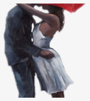 Kissing In The Rain Wall Art | Ol808