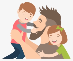 Hand Drawn Cartoon Father S Day Decoration Vector