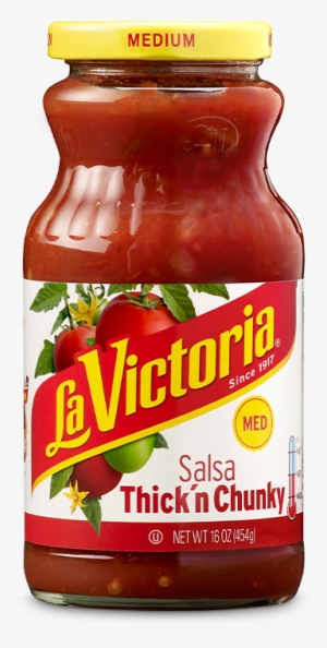 La Victoria® Thick'n Chunky Salsa Medium - La Victoria Salsa
