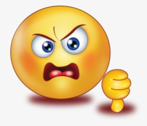 Facebook Thumbs Down Png For Kids - Dislike Smiley