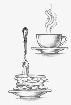 Brunch / Breakfast - Sketches And Drawing With The Theme Breakfast