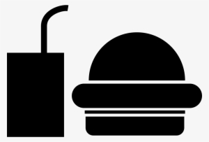 Junk Food Brunch Of Burger And Soda Comments - Vector De Comida Chatarra