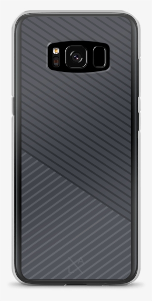 Dark Grey Skinny Stripes Samsung Galaxy Phone Case