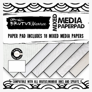 Brutus Monroe With Canvas Corp Brands @ Creativation - Brutus Monroe Alabaster Pigment Ink Pad-