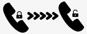 Unlock Phone Symbol Vector - Icon