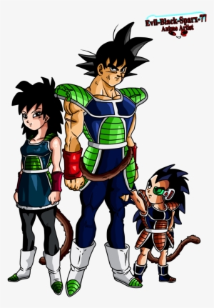 Evil Kid Png Jpg Library - Baby Goku And Gine
