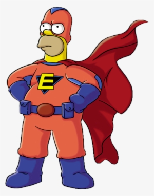 Here's - Homer Simpson As A Superhero