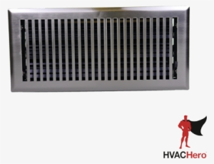 Metal Bar Floor Grill Nickel Galvanised - Grille