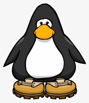 Lumberjack Boots From A Player Card - Penguin With Hard Hat