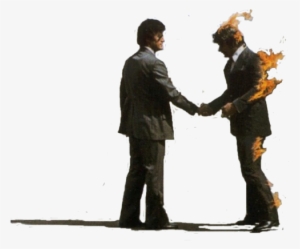 Pf Pink Floyd 1970s 70s Transparent Floyd David Gilmour - Pink Floyd Wish You Were Here