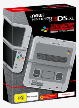 Stock New Nintendo Ds Xl Console Edition Eb - New Nintendo 3ds Xl Snes Edition