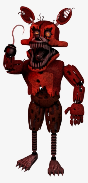 Cinema4d Nightmare Foxy By Gabocoart Clipartlook - Cinema 4d Nightmare Foxy