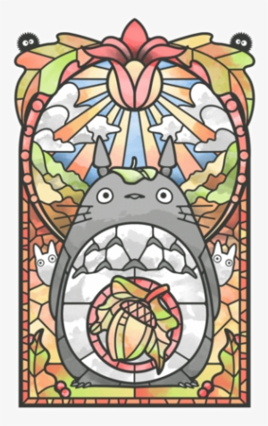 Stained Glass Forest Spirit