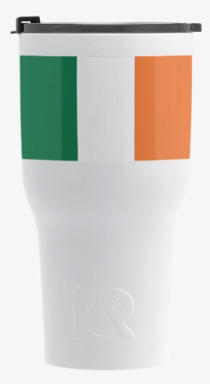 White Tumbler - Flag